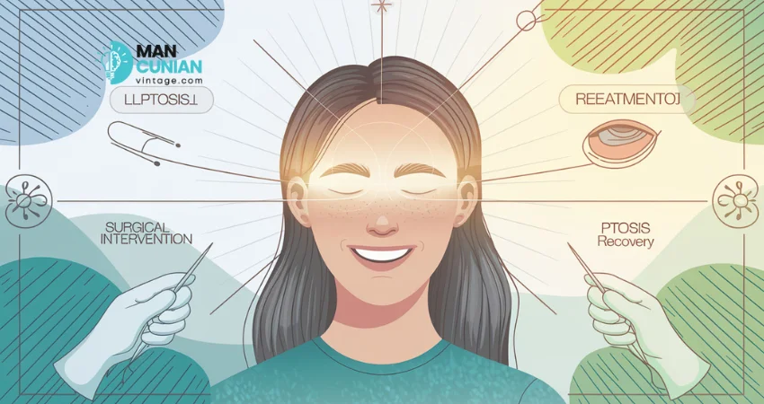 วิธีการรักษาหนังตาตก (Ptosis) พร้อมทั้งการฟื้นฟูการมองเห็นในรูปแบบต่างๆ